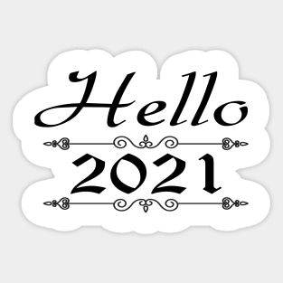 2021 new year Sticker